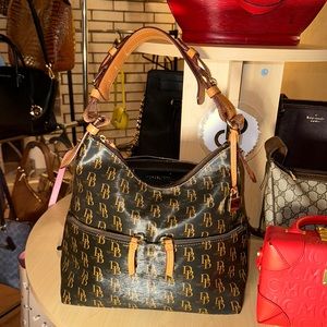 EUC DOONEY MONOGRAM BAG
